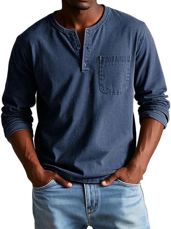 Vauje | Camicia Henley a maniche lunghe