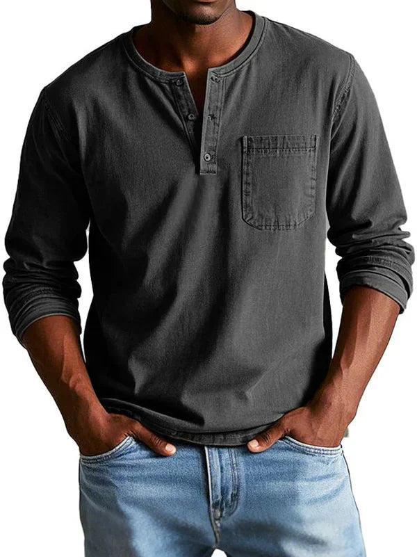 Vauje | Camicia Henley a maniche lunghe