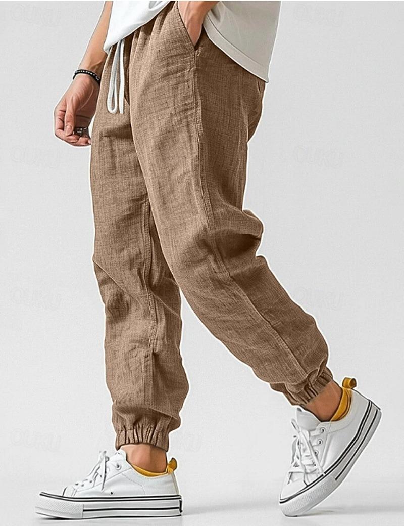 Elrita | Pantaloni in lino leggeri con silhouette rilassata