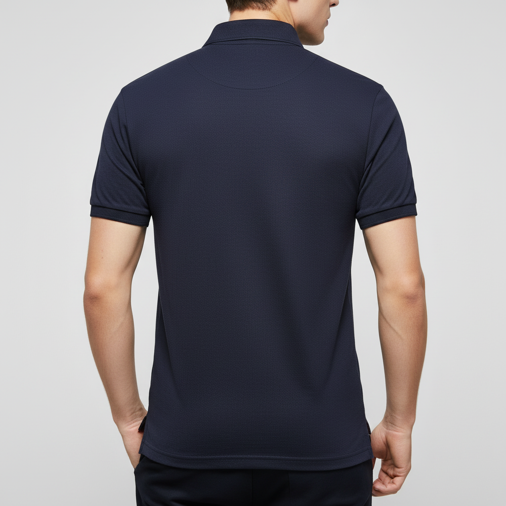Vauje | Polo elegante vestibilità slim con colletto a righe