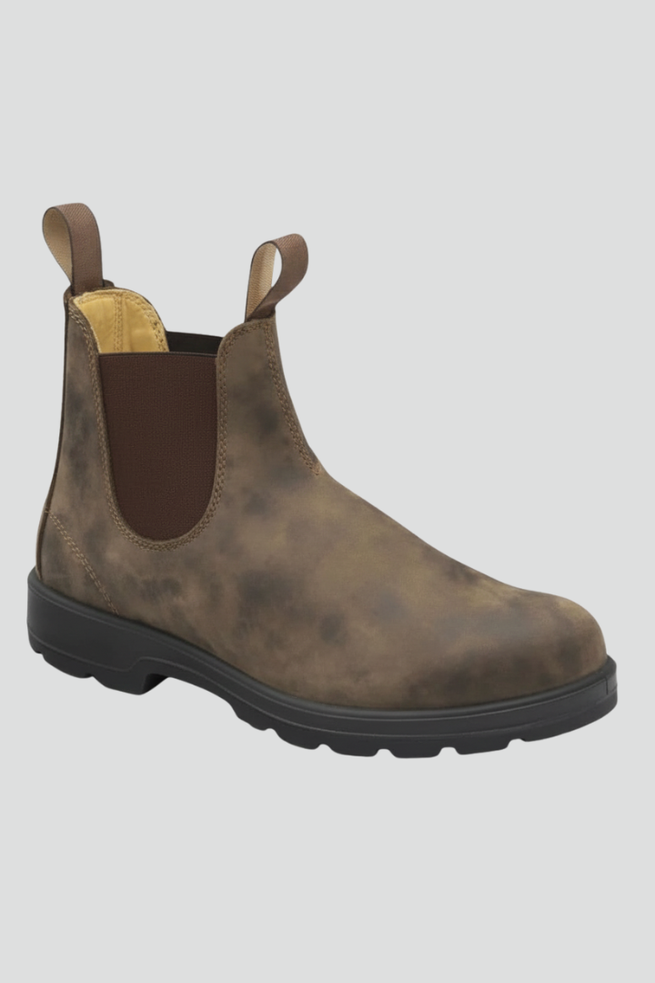Stivaletti Chelsea da donna slip-on con elastici laterali e tiretti, suola in gomma - view 5