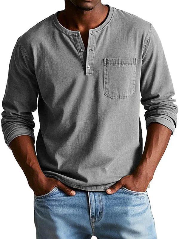 Vauje | Camicia Henley a maniche lunghe
