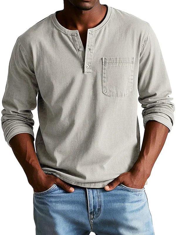 Vauje | Camicia Henley a maniche lunghe