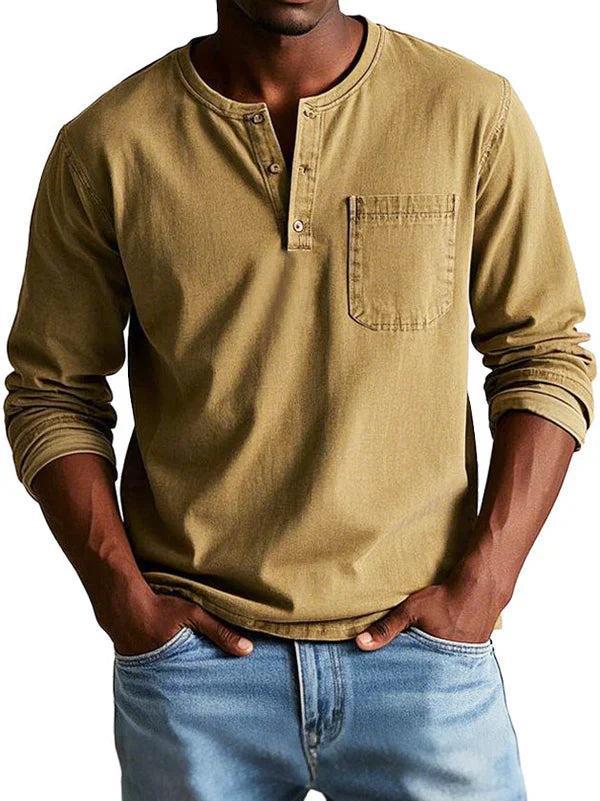 Vauje | Camicia Henley a maniche lunghe