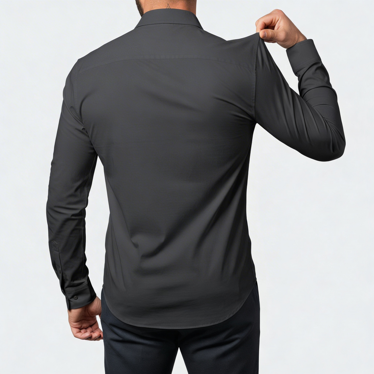 Vauje | Camicia elasticizzata slim fit con finitura antirughe