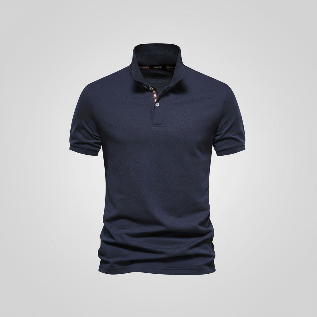 Vauje | Polo elegante vestibilità slim con colletto a righe