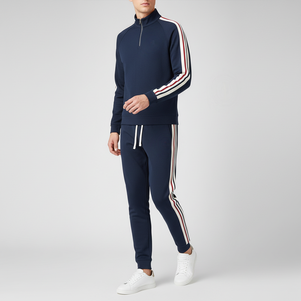 Vauje | Set di tuta con zip a quarti