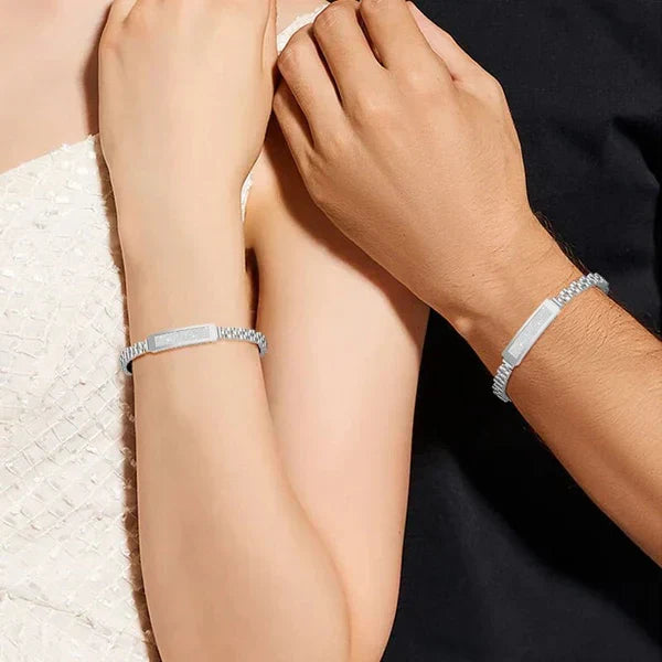 Bracciale activity tracker da donna, elegante in acciaio con contapassi - foto 8