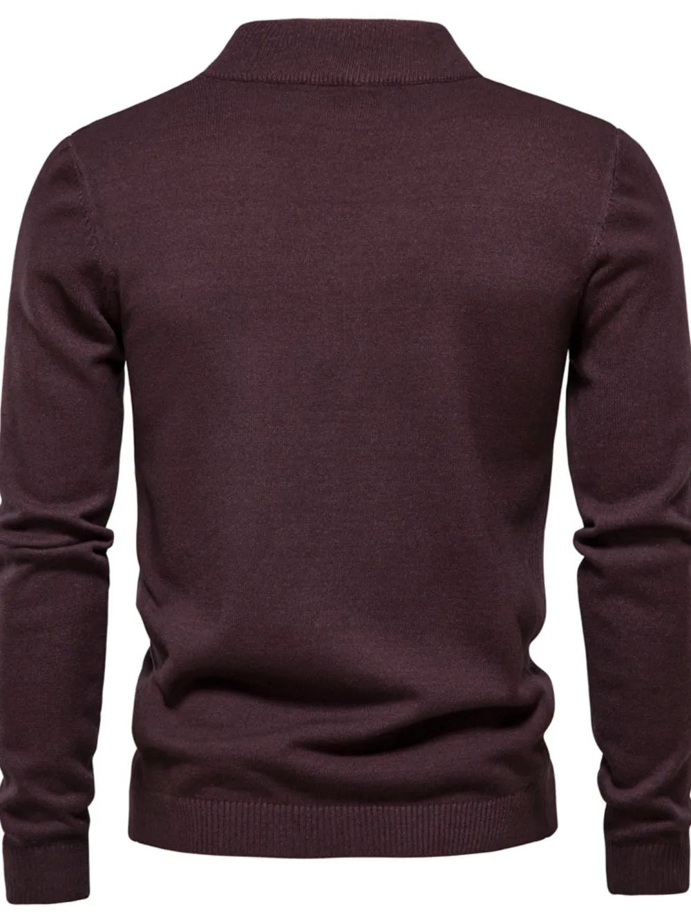 Maglione uomo a collo alto in maglia, elegante e caldo per autunno e inverno - foto 15