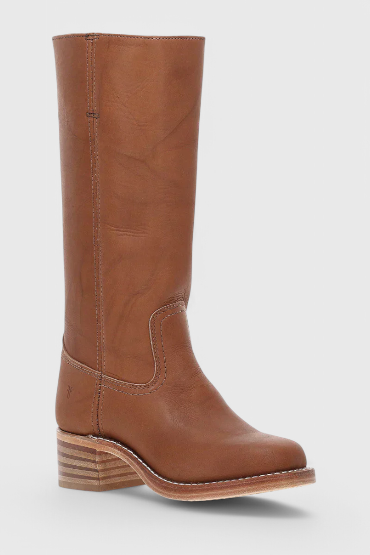 Stivali da donna al ginocchio in pelle con tacco, per l'inverno e le occasioni eleganti - view 9