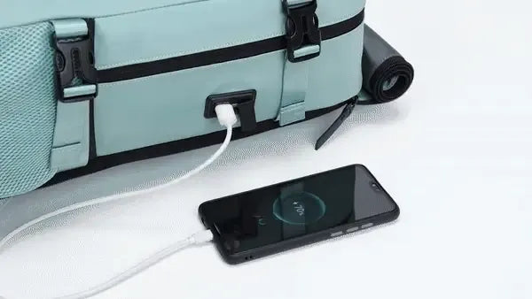 Zaino da viaggio capiente con porta pc e scomparto scarpe, per aereo e trekking - view 19